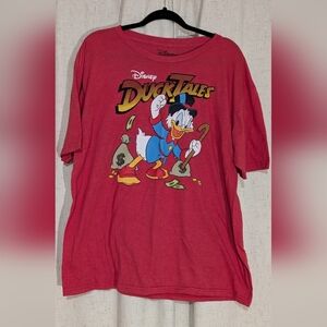 Disney Red DuckTales T-Shirt with Graphic